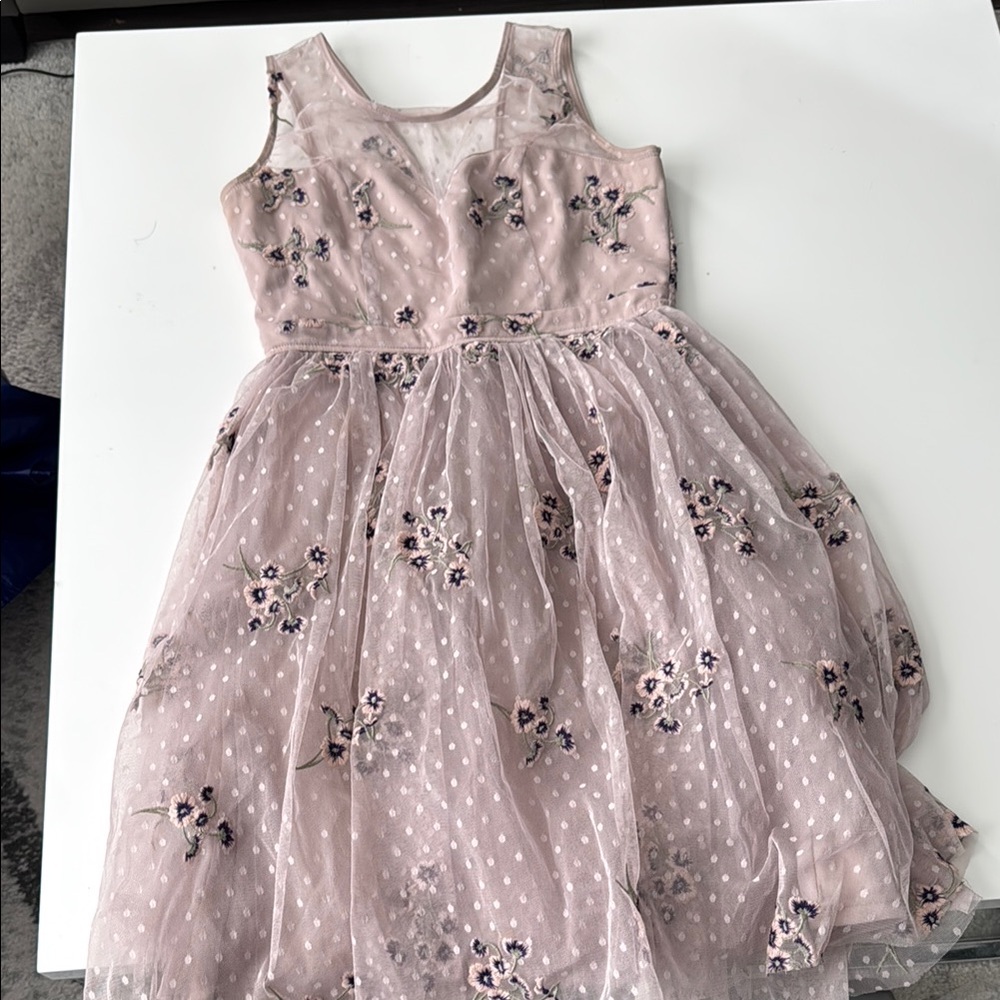 Floral Embroidered Dress